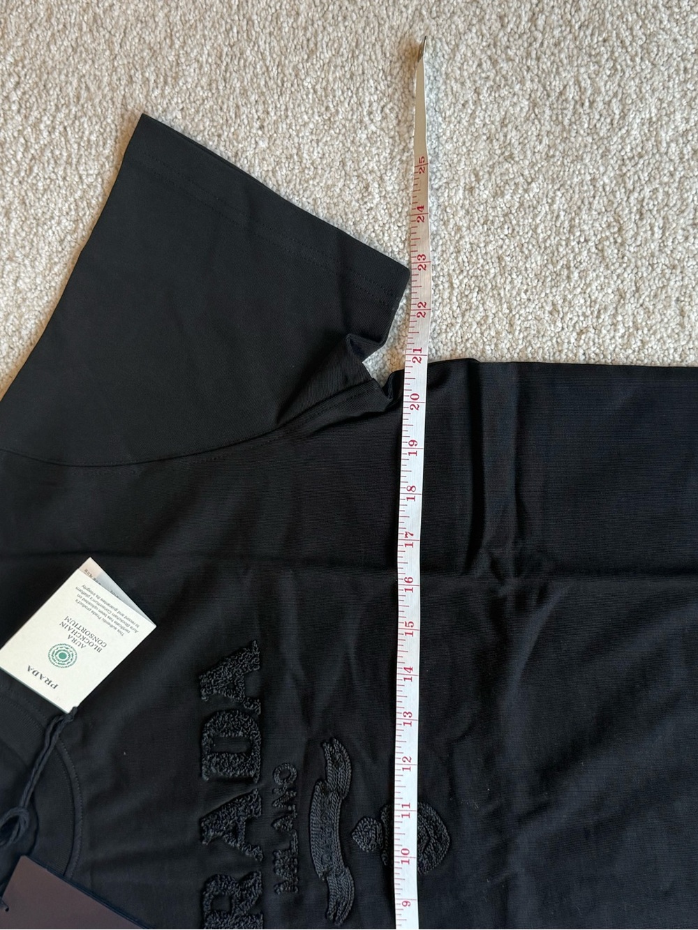Prada Cotton Jersey Embellished Mens Tee MSRP 700 Euro - Picture 5 of 6